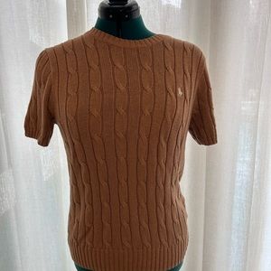 Camel colored RL sweater